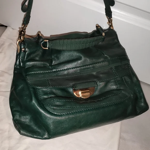Nina Ricci Liane Green Lambskin Bag